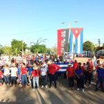 Una marcha de pueblo