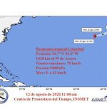 Aviso de ciclón tropical No.1: Se forma la tormenta tropical Cristóbal