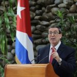 Canciller de Cuba presenta el Informe de Cuba que denuncia los daños del bloqueo