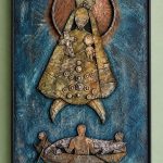 La Virgen que camina sobre engranajes